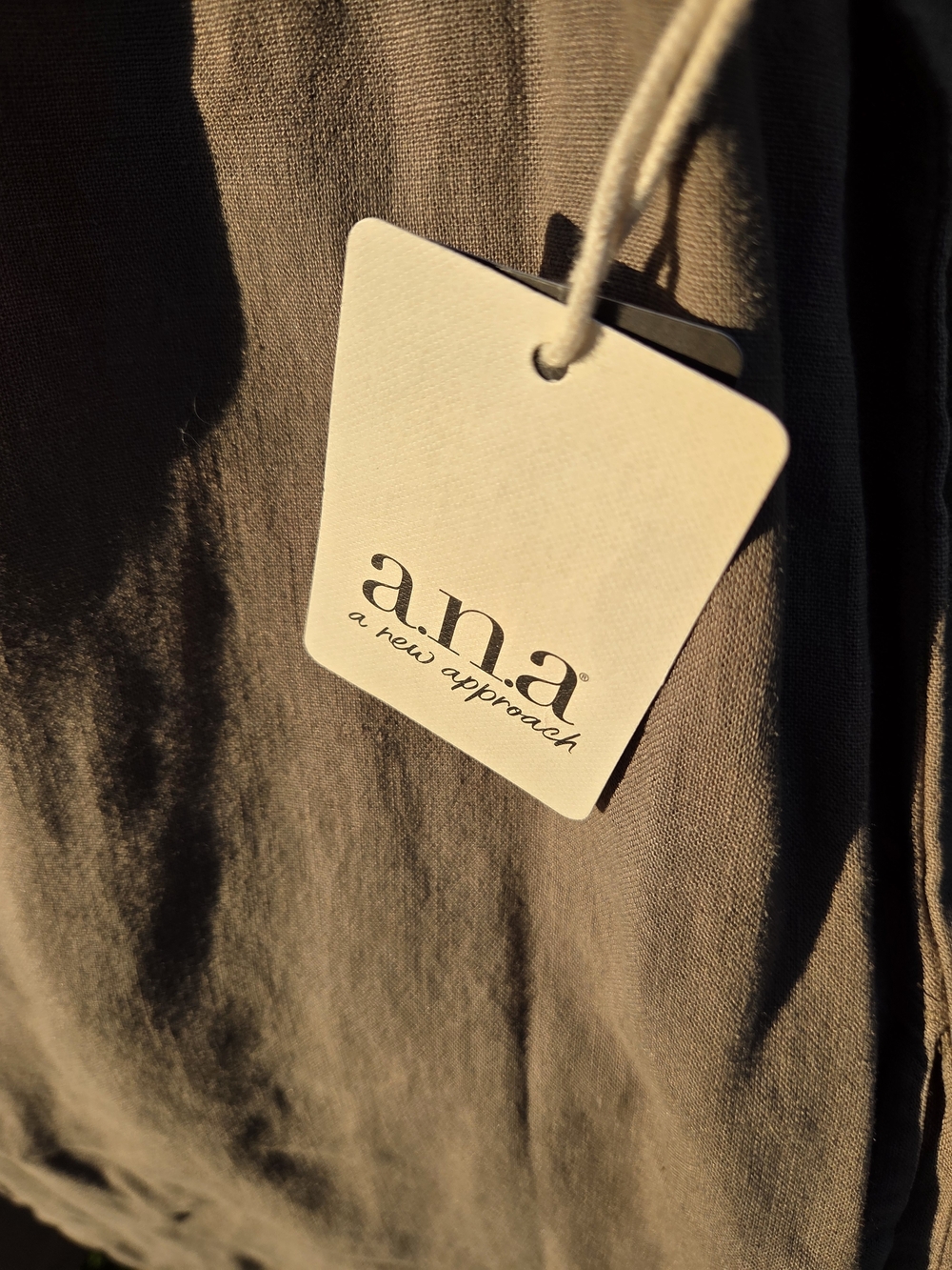 Button-Front Short Sleeve Shirt Dress - Olive - Picture 7 of 9